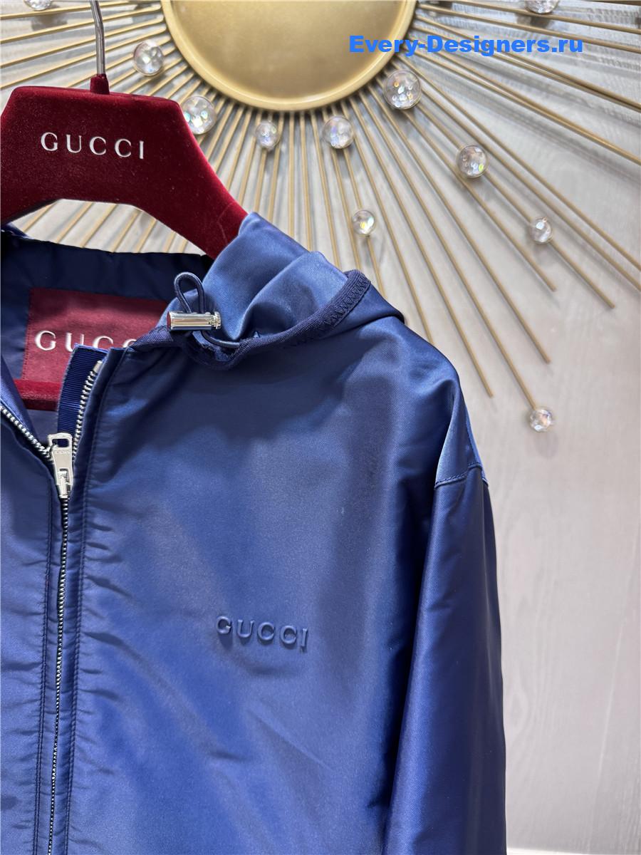 Gvc*1 blue gabardine jacket