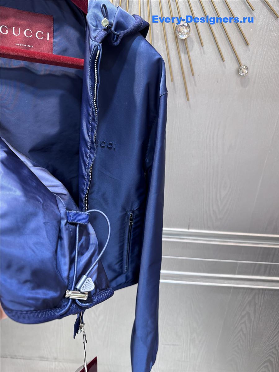 Gvc*1 blue gabardine jacket