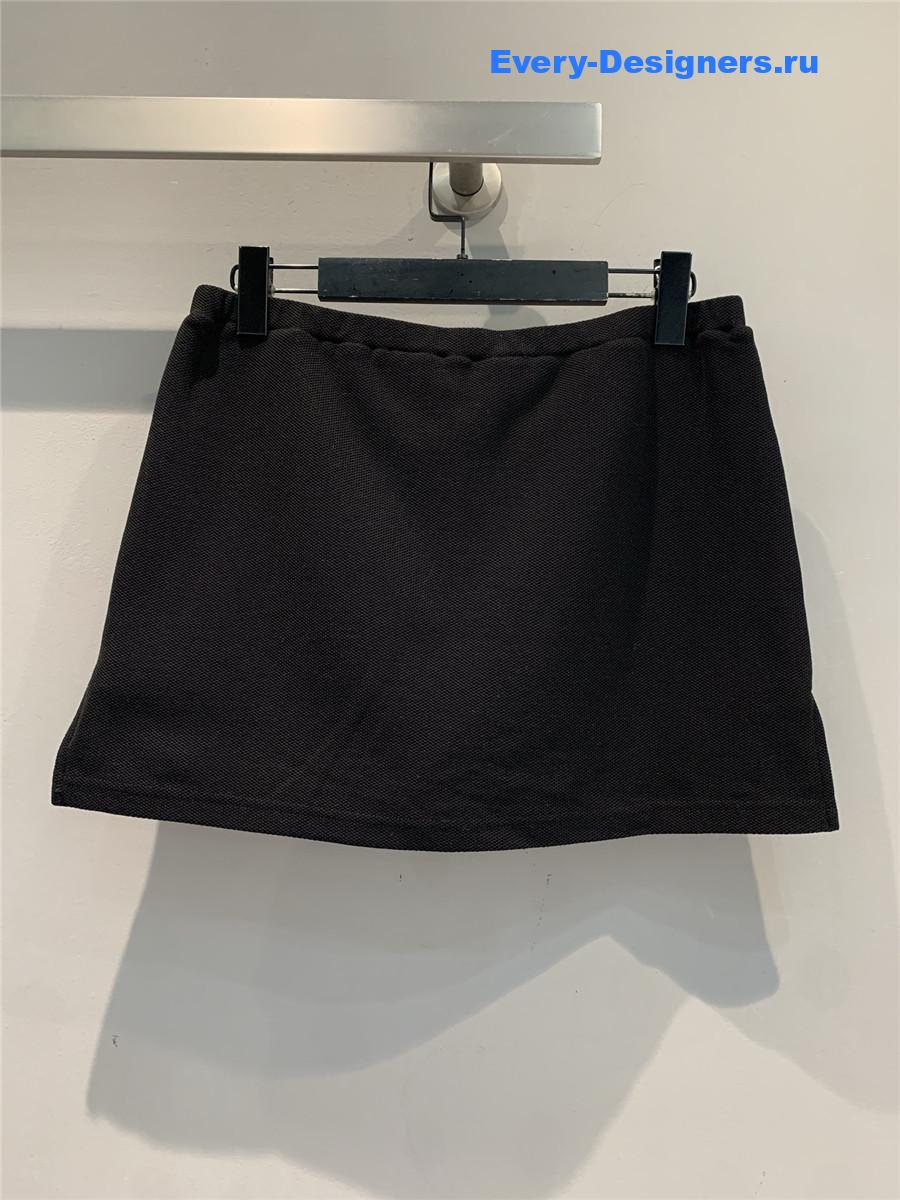 A1exa*der wang black mini skirt
