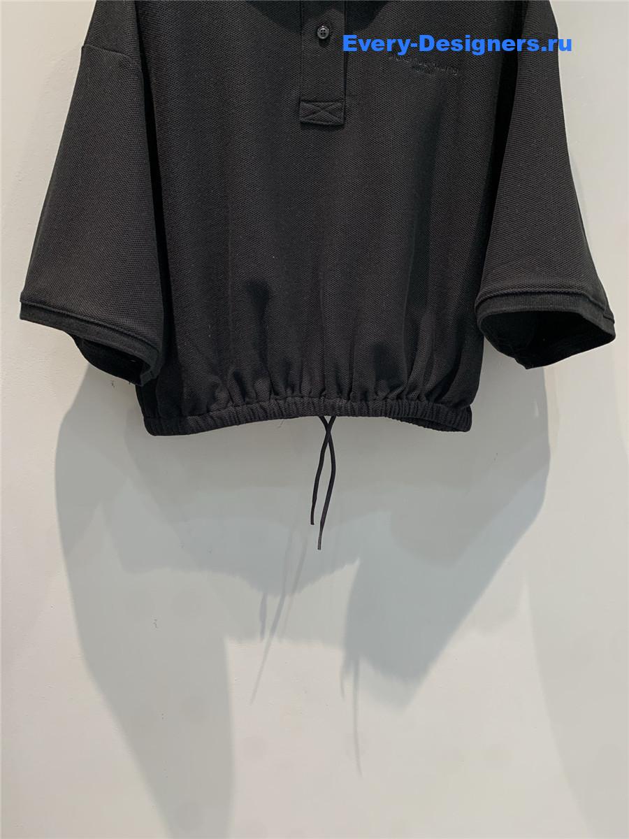 A1exa*der wang black piqué polo