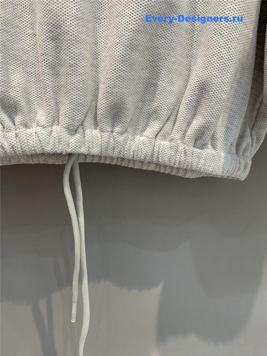 A1exa*der wang light grey striped polo