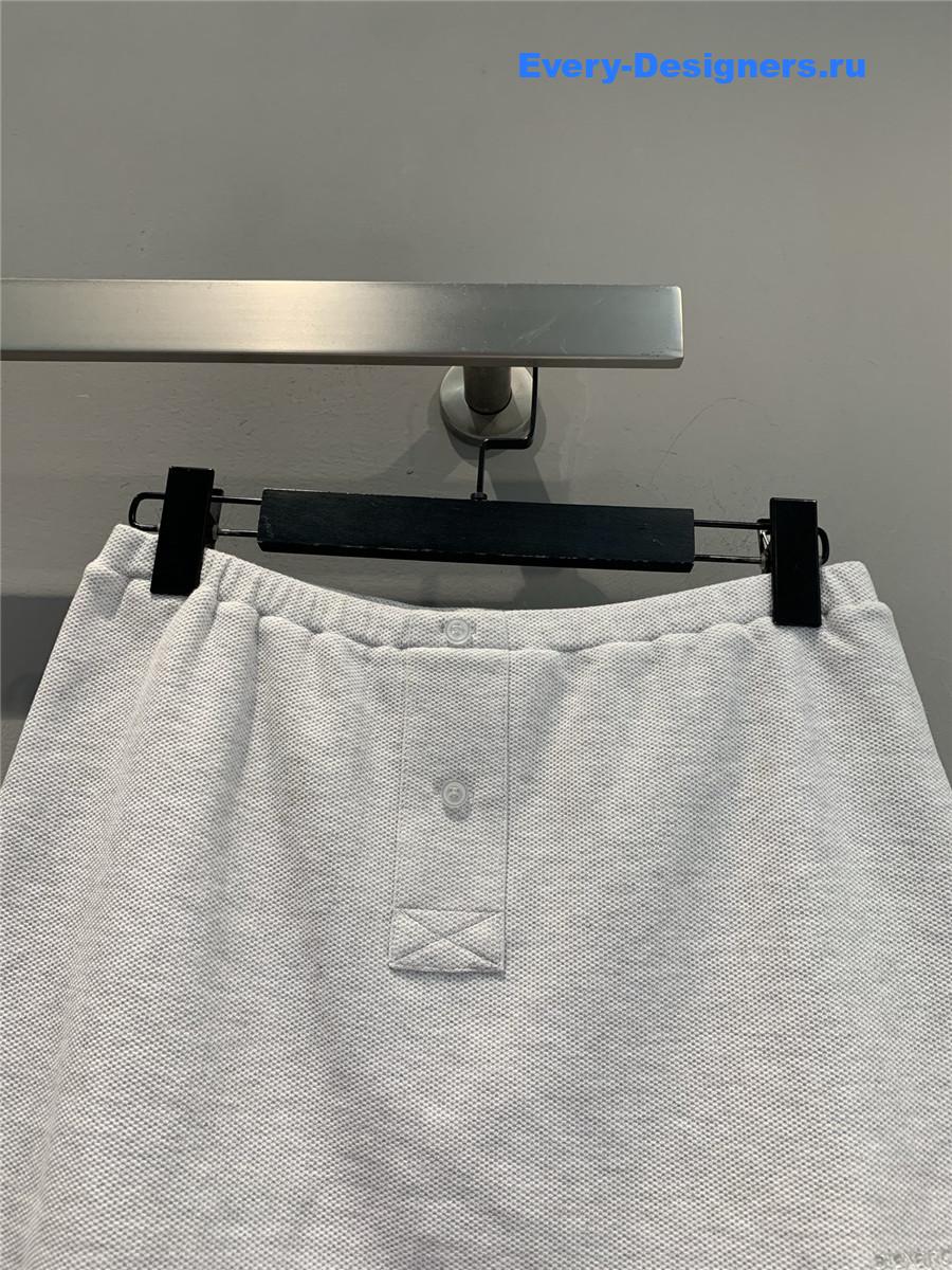 A1exa*der wang light grey striped skirt