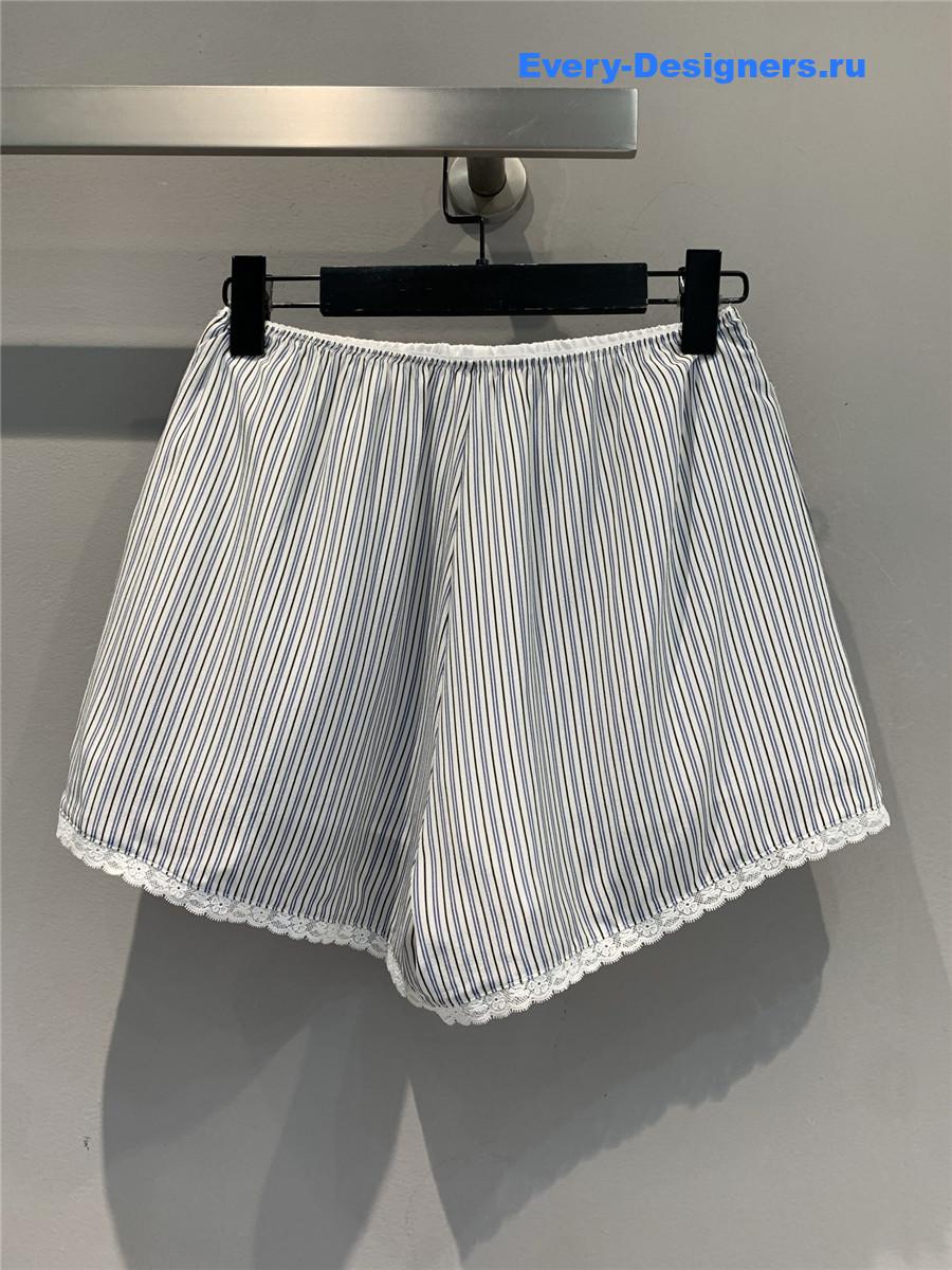Miu Miu Crepe de Chine Boxer Shorts