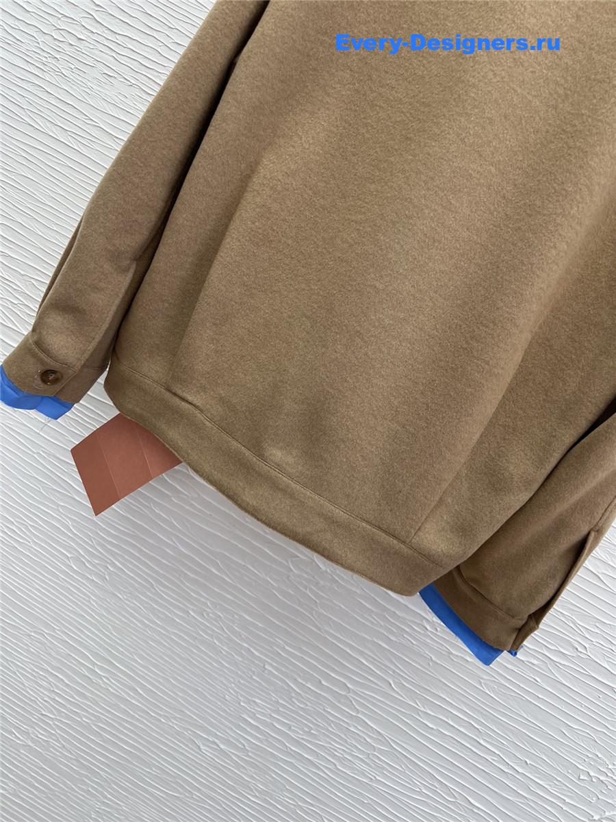 Miu Miu Camel-Hair Blouson Jacket