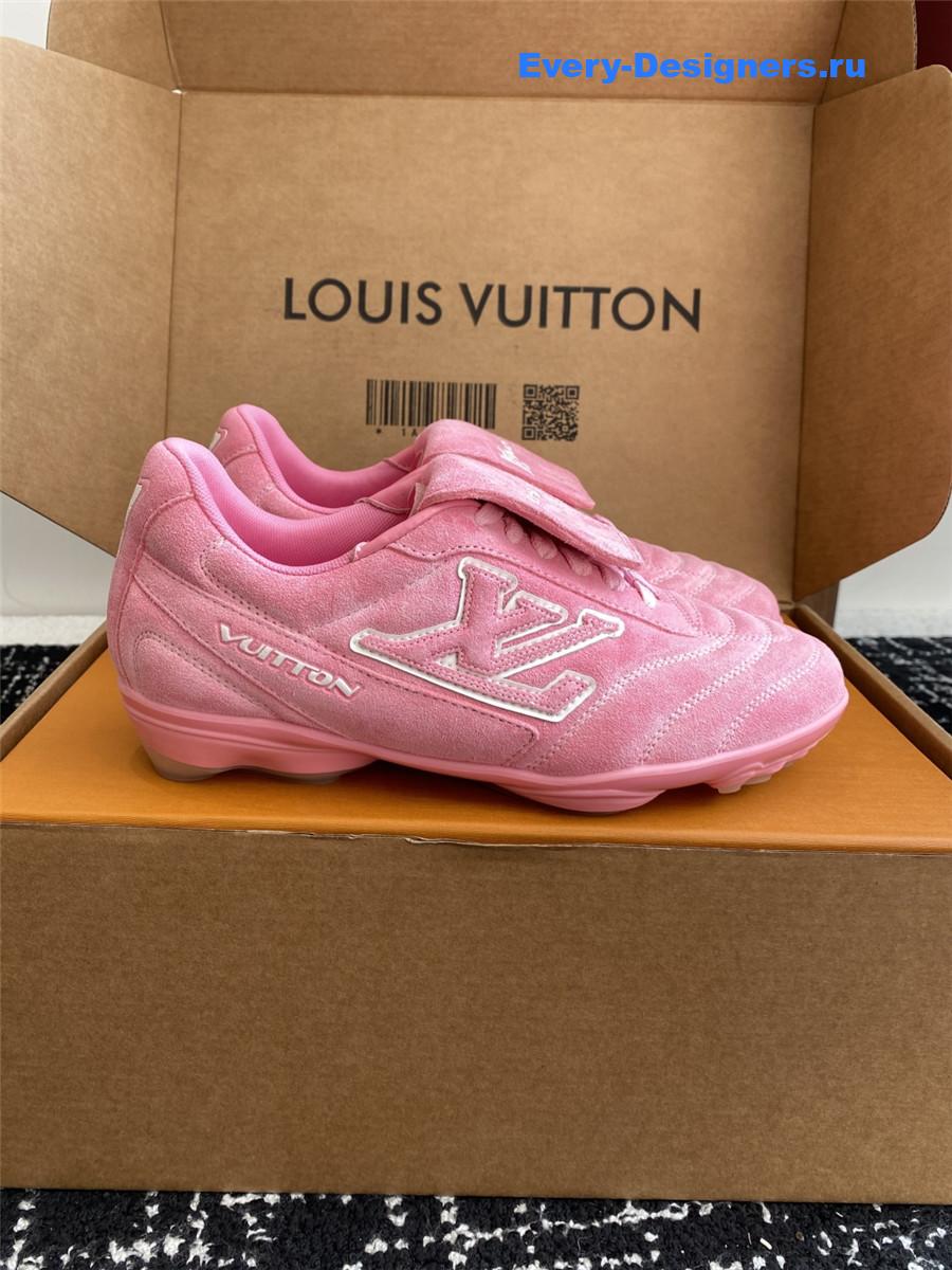 l0vis Vvtt0n pink lv footprint sneakers