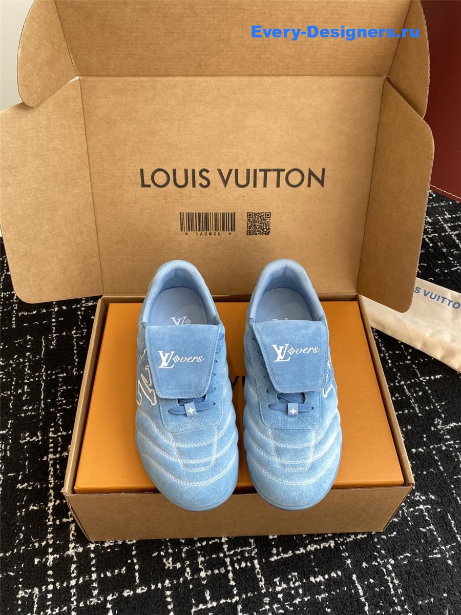l0vis Vvtt0n blue lv footprint sneakers