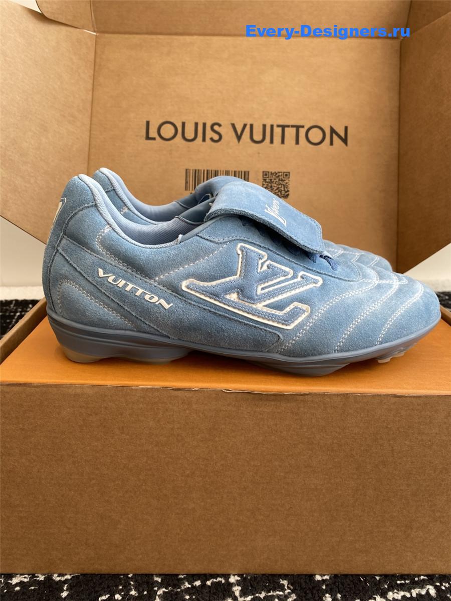 l0vis Vvtt0n blue lv footprint sneakers