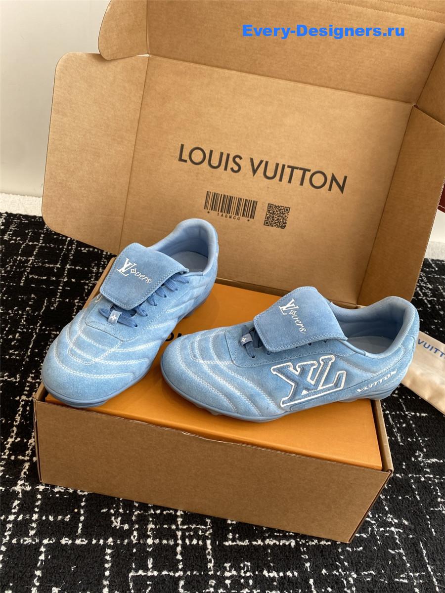 l0vis Vvtt0n blue lv footprint sneakers