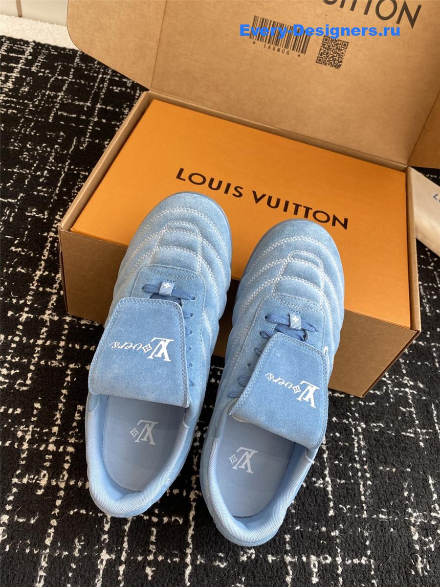 l0vis Vvtt0n blue lv footprint sneakers