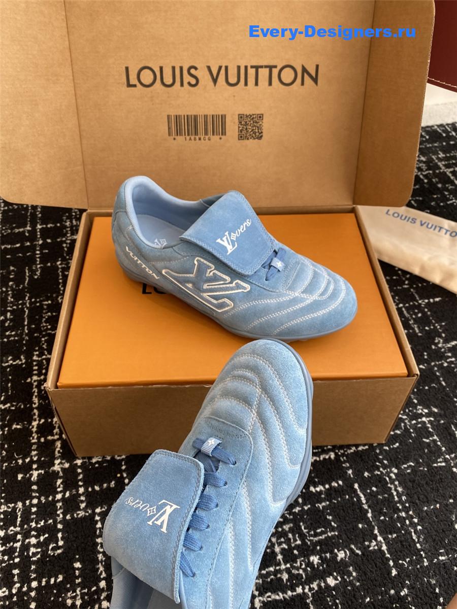 l0vis Vvtt0n blue lv footprint sneakers