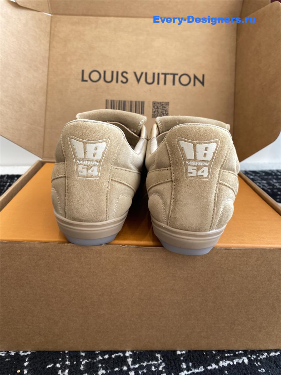 l0vis Vvtt0n beige footprint sneakers