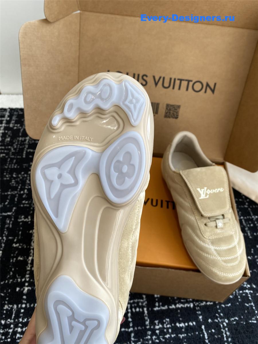 l0vis Vvtt0n beige footprint sneakers