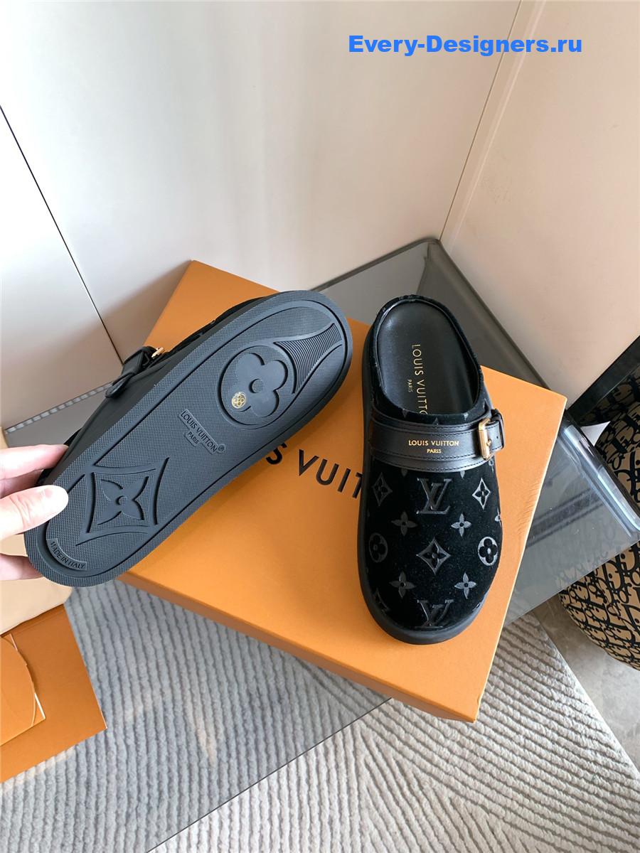 l0vis Vvtt0n black lv to-go clogs