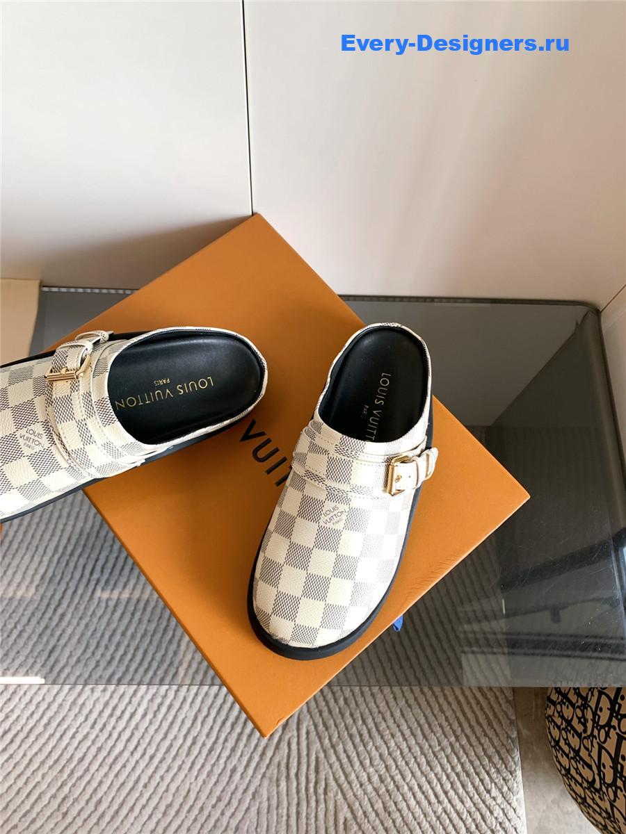 l0vis Vvtt0n beige lv to-go clogs