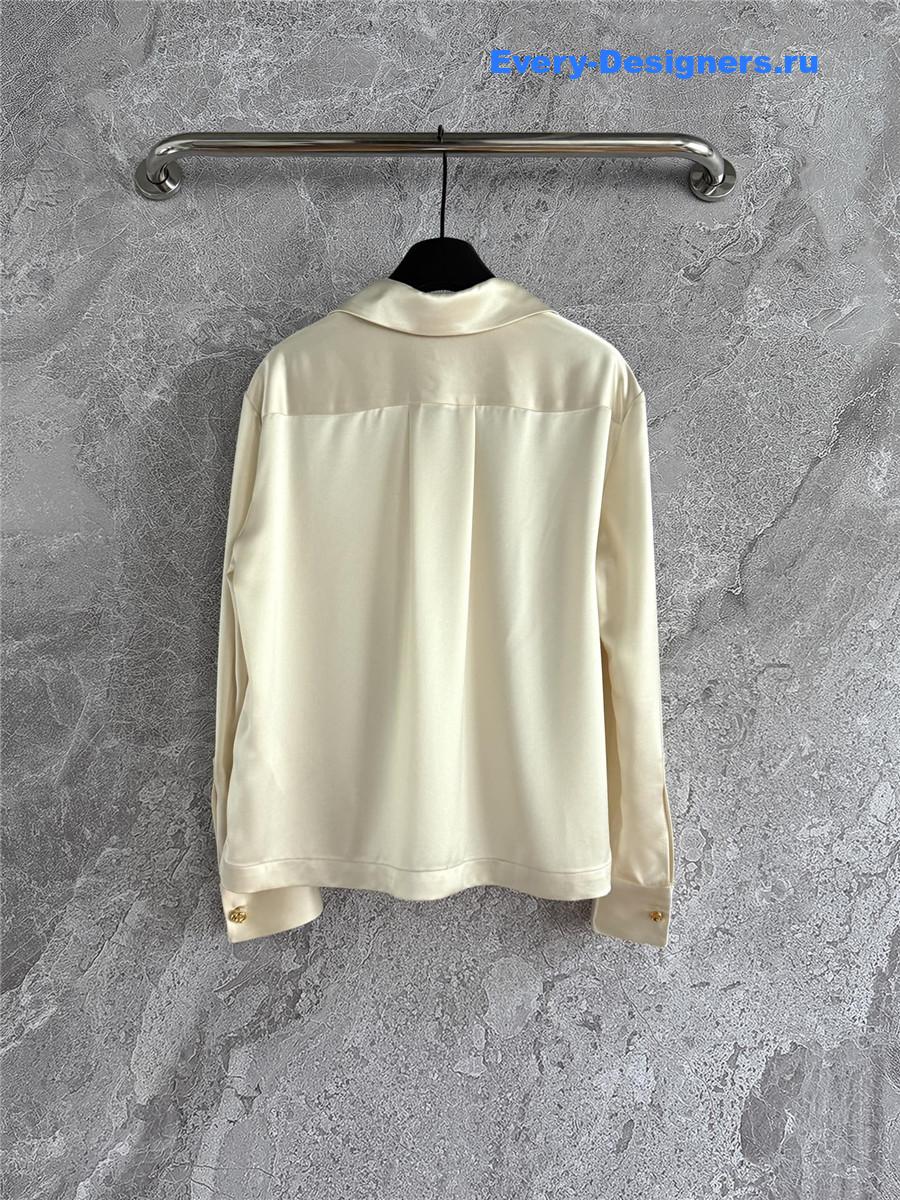 L0ew* pyjama button-up blouse