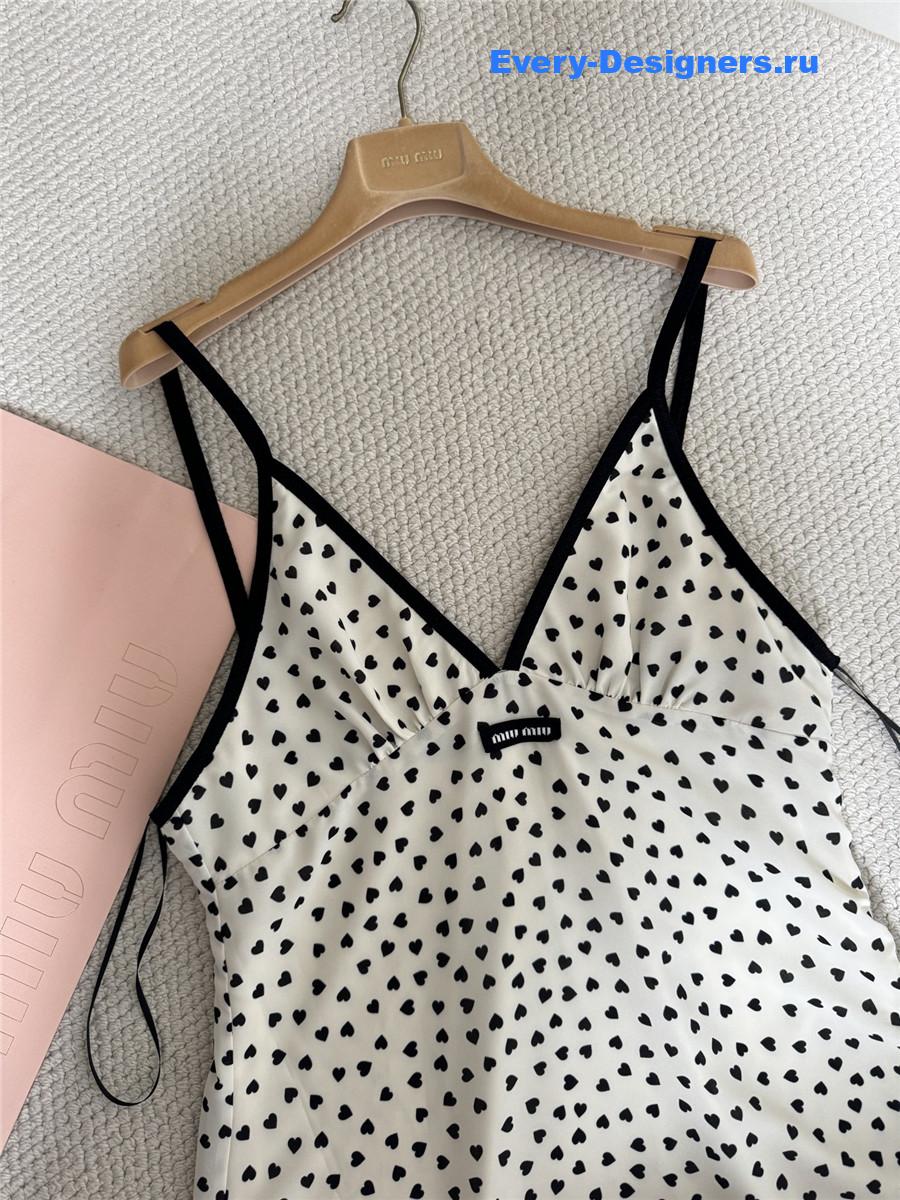 Miu Miu V-Neck Suspender Dress