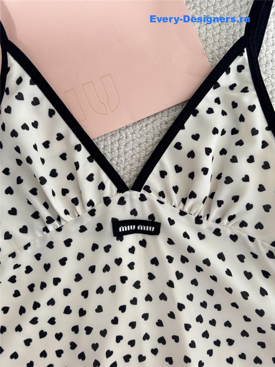 Miu Miu V-Neck Suspender Dress