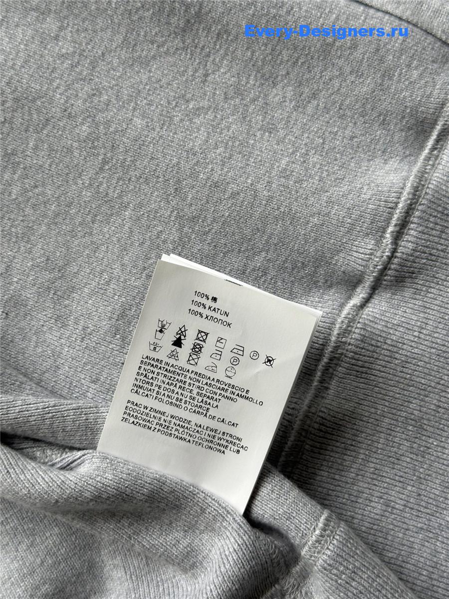 Miu Miu Grey Fleece Hoodie