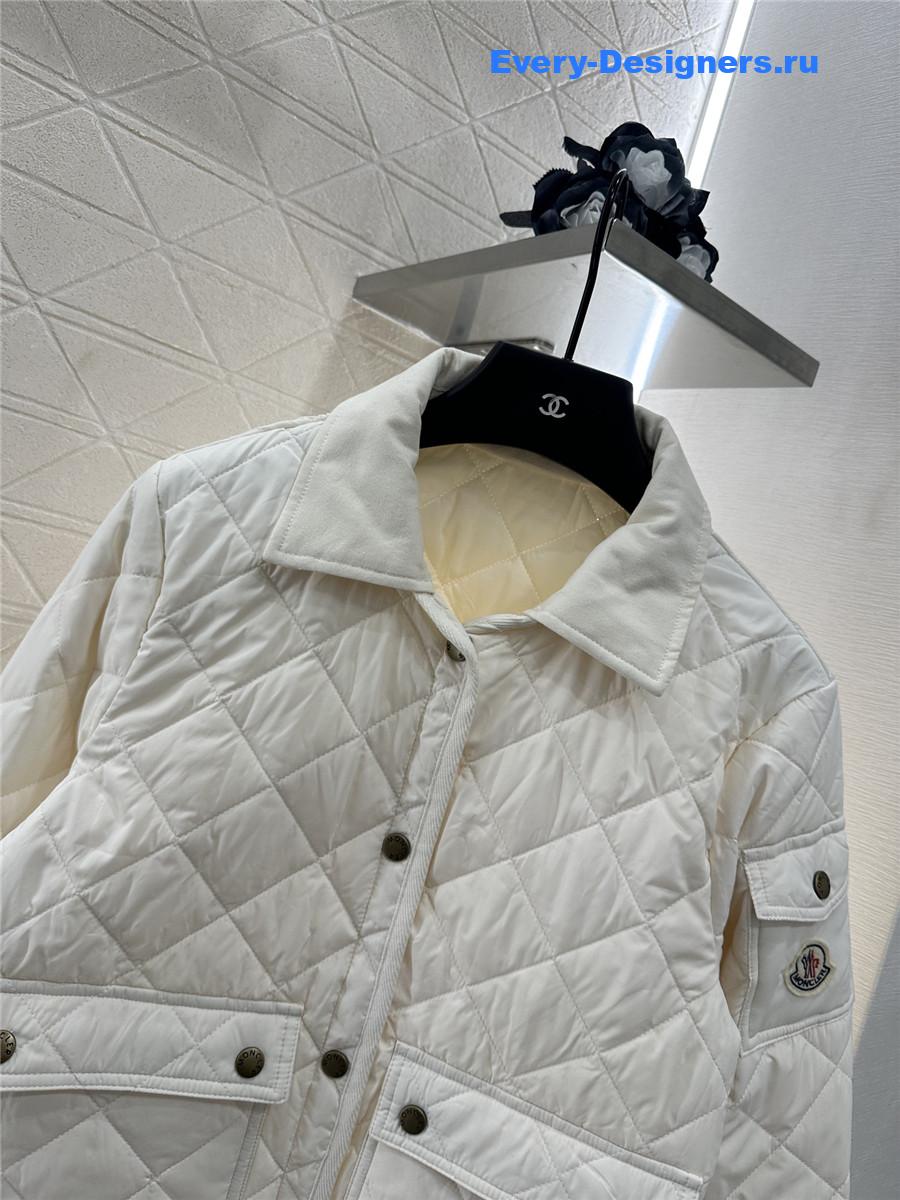 moncler D1am0nd-quilted shirt jacket