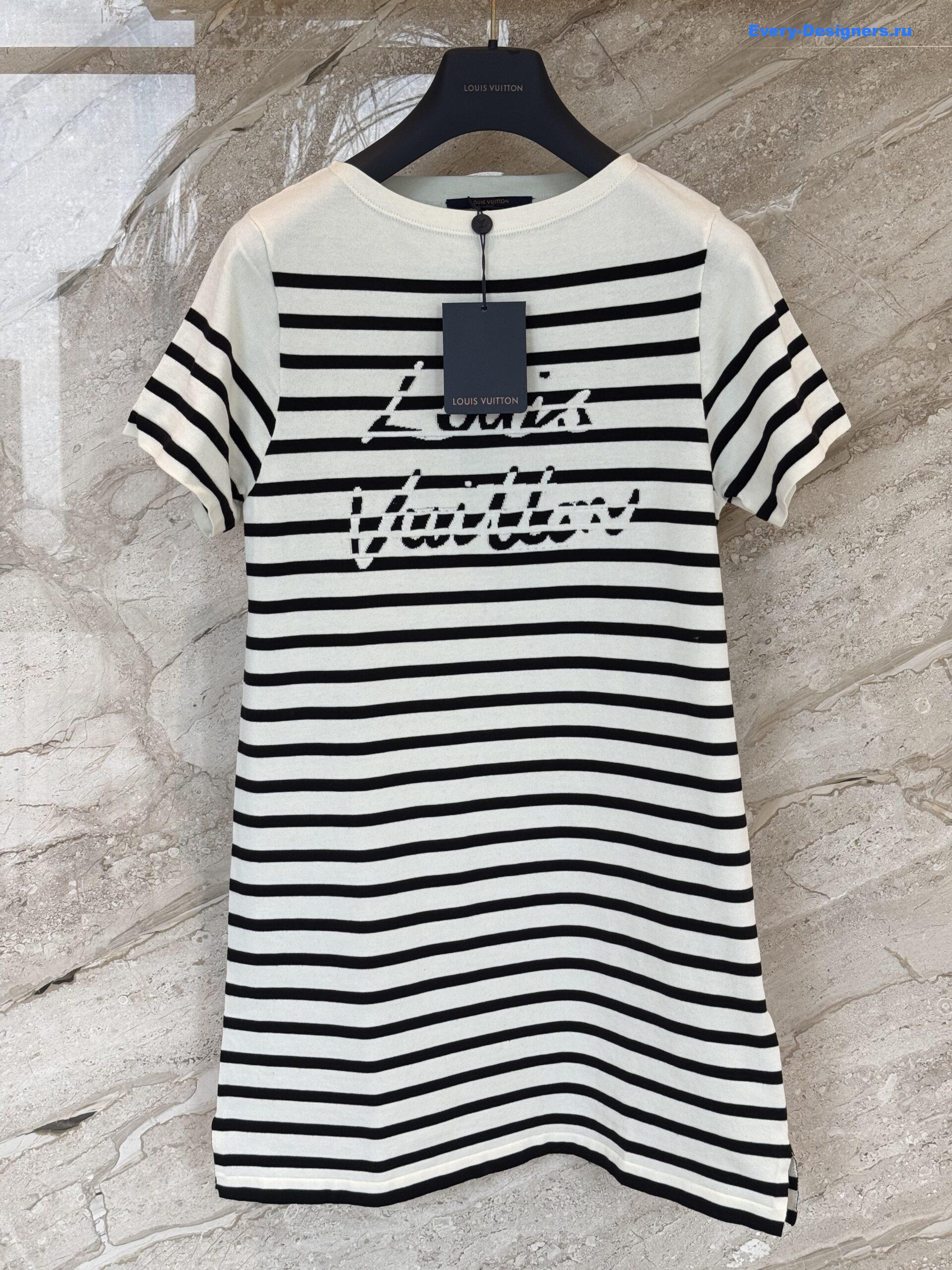 l0vis Vvtt0n signature stripes knit dress