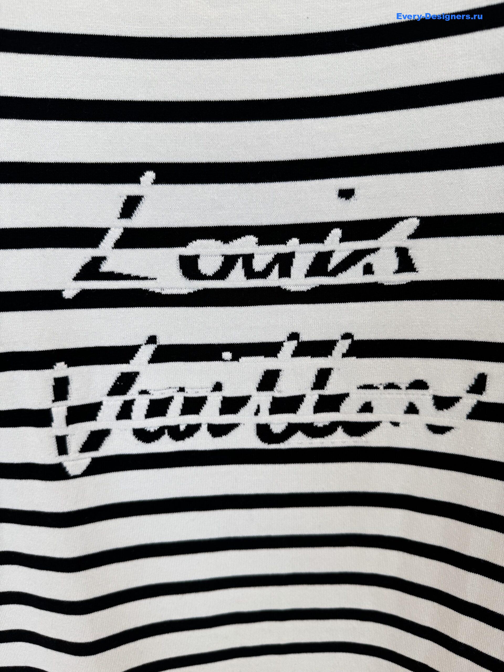 l0vis Vvtt0n signature stripes knit dress