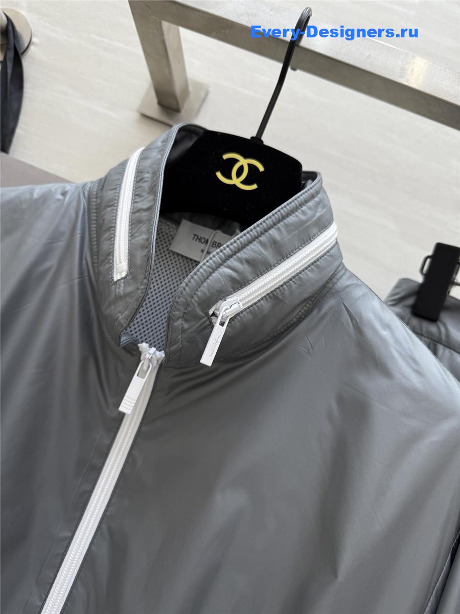 Thom Browne Grey Polyester Suit