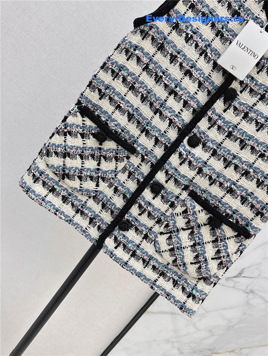 Va1e*ntin0 mossi tweed vest