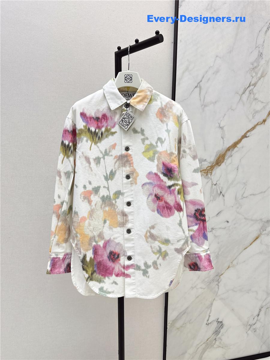 L0ew* x paula’s ibiza rose shirt