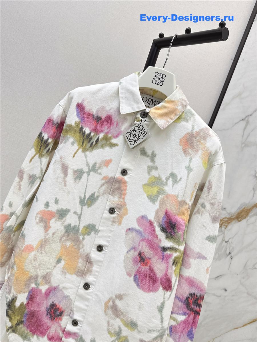 L0ew* x paula’s ibiza rose shirt