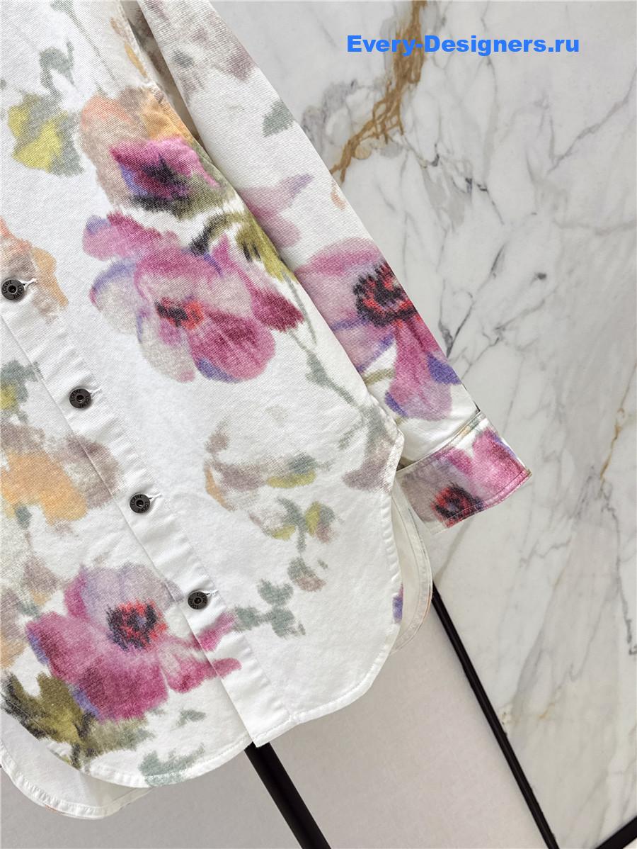 L0ew* x paula’s ibiza rose shirt