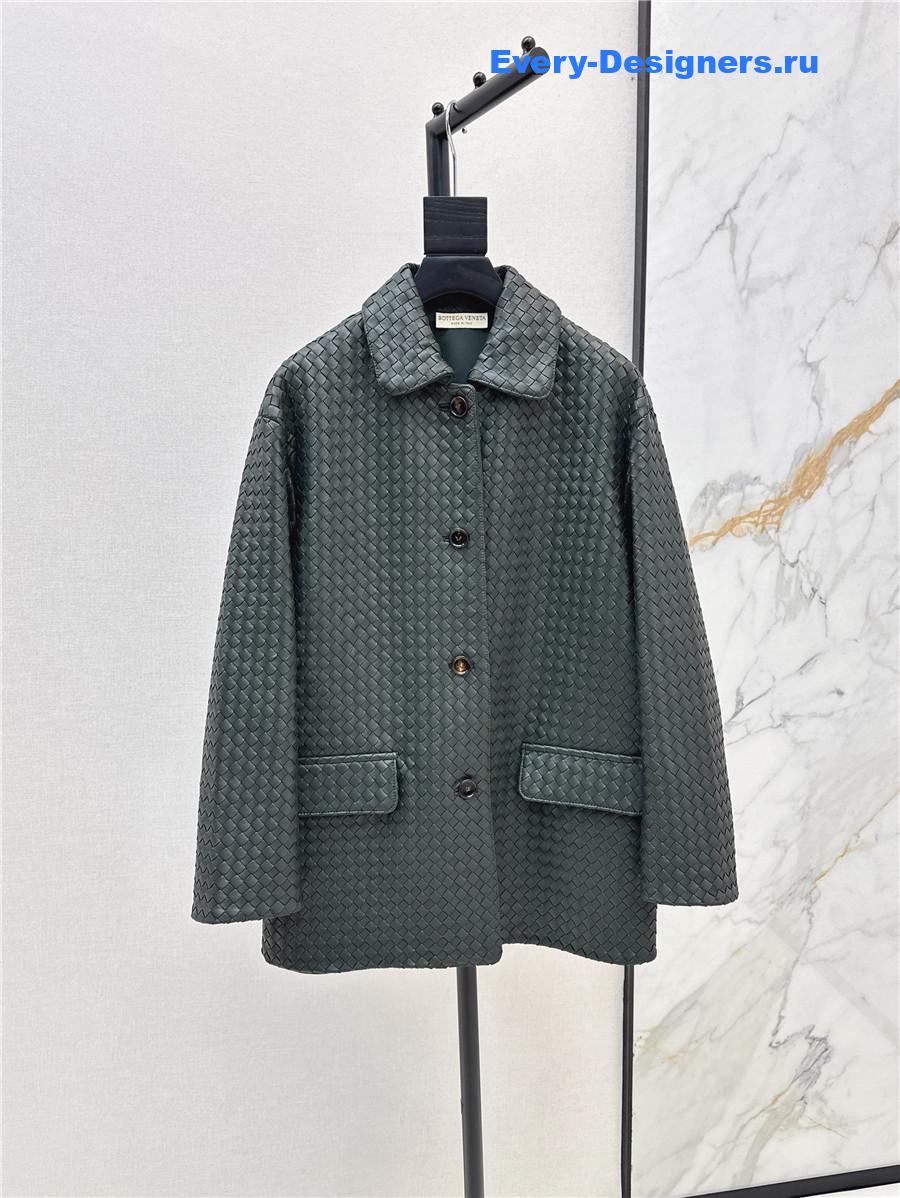 b0tt*ga Ven*ta intrecciato shirt jacket