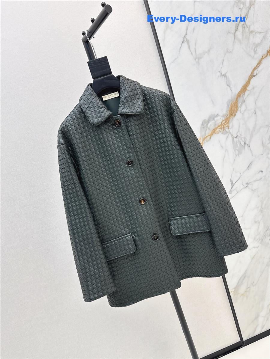 b0tt*ga Ven*ta intrecciato shirt jacket