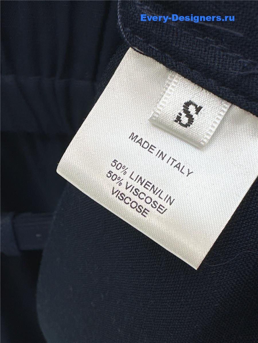 L0r0 P1ana shirt collar long sleeve shirt dress