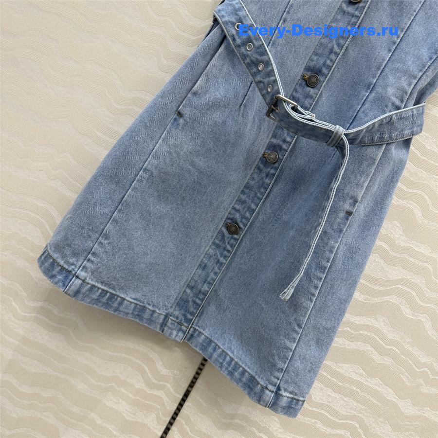 D10r washed denim dress