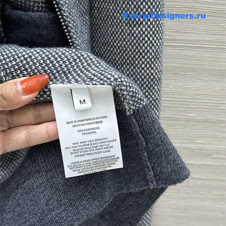 L0r0 P1ana grey cashmere hooded suit