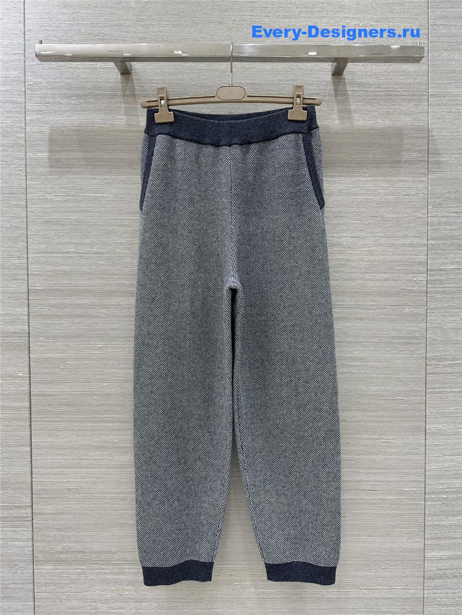 L0r0 P1ana grey cashmere hooded suit