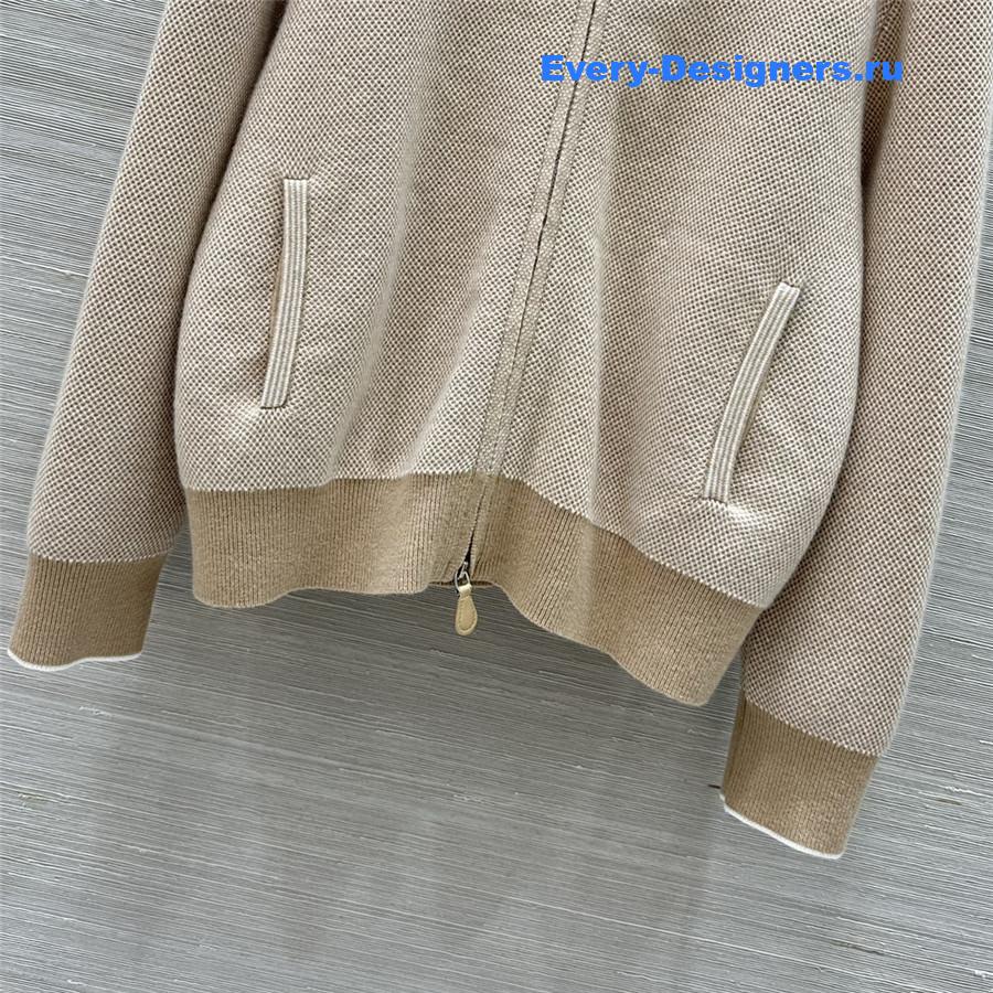 L0r0 P1ana beige cashmere hooded suit