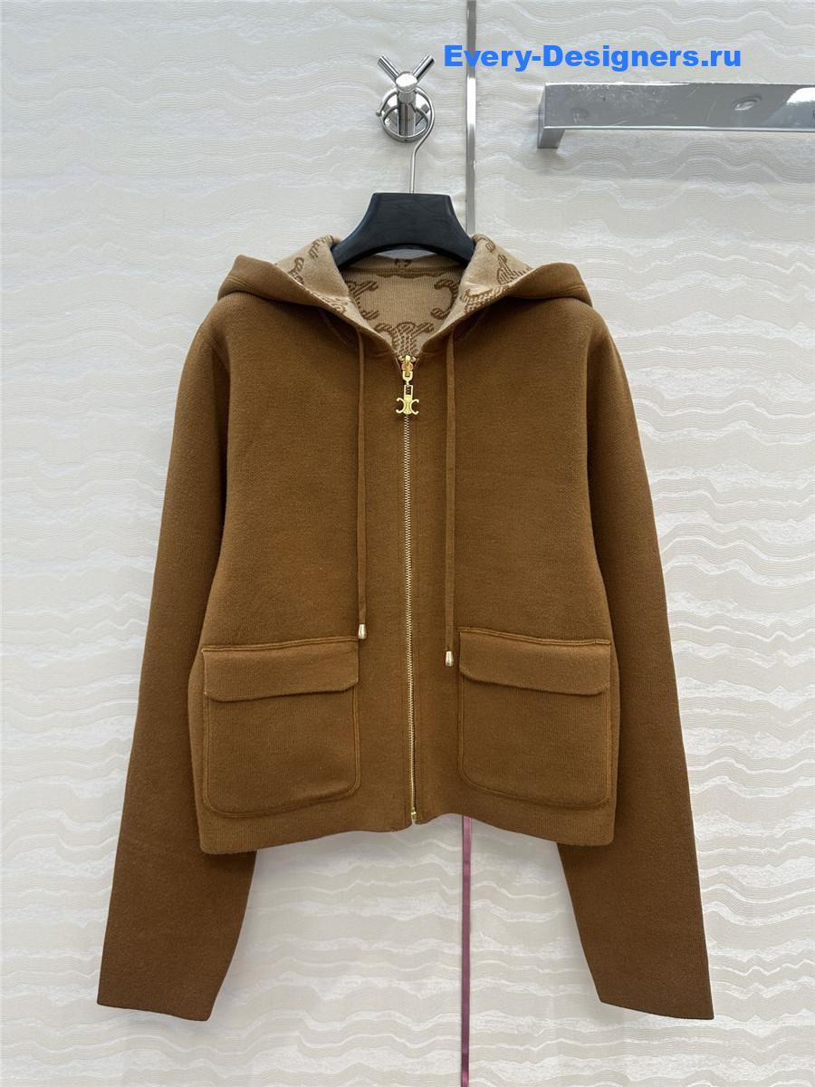 Ce1i*e arc de triomphe wool coat