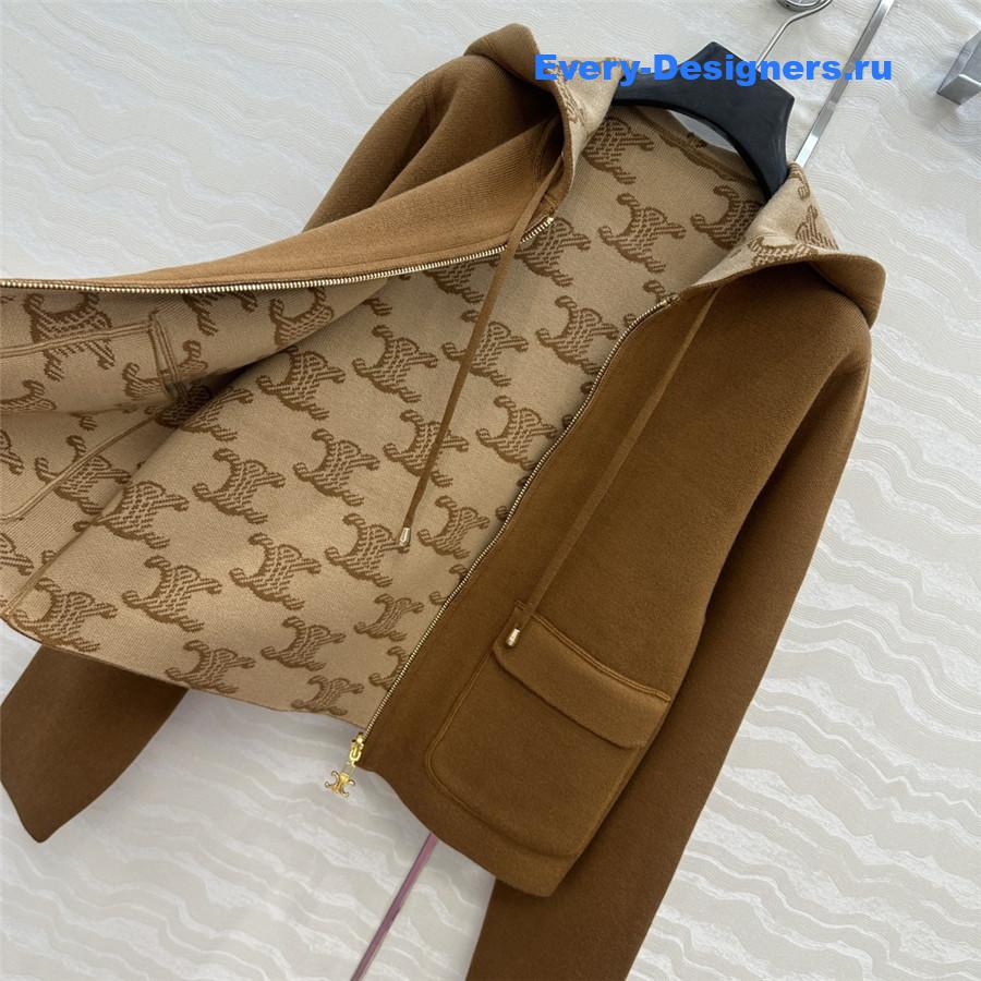 Ce1i*e arc de triomphe wool coat