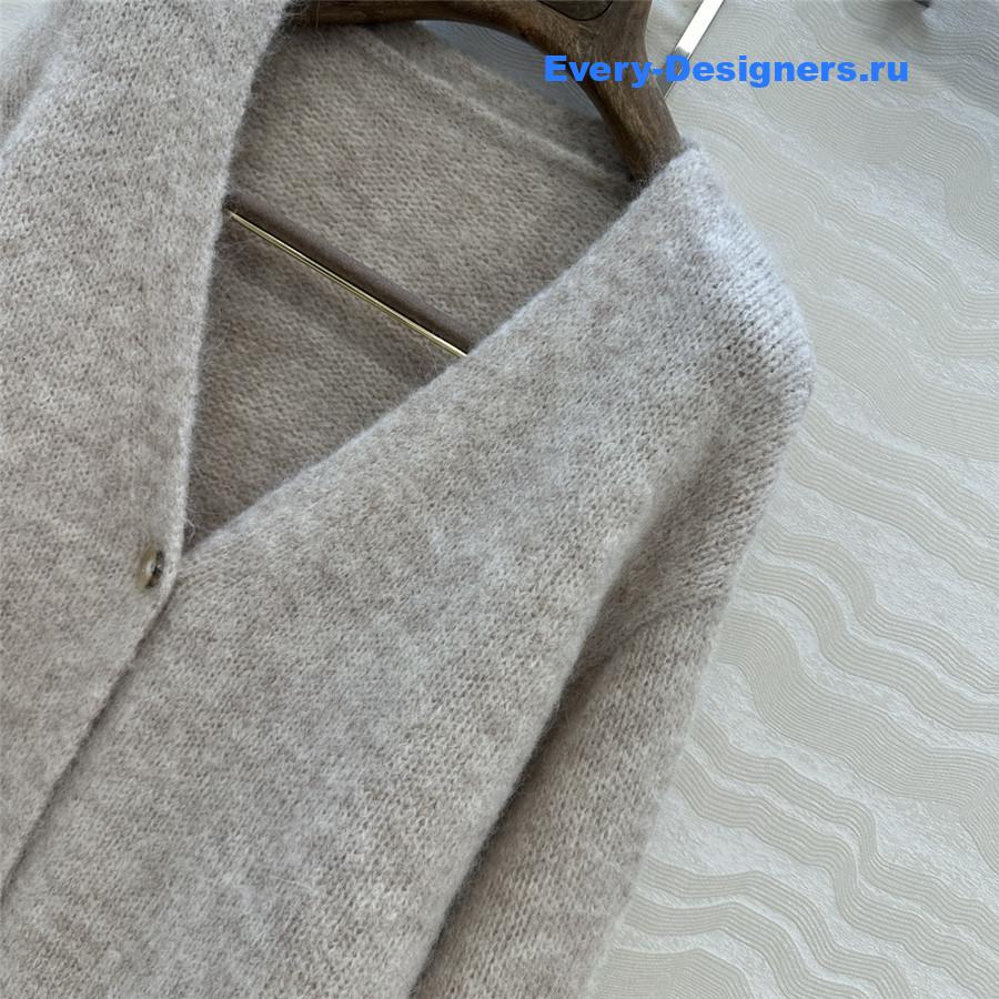 L0r0 P1ana gray cashmere cardigan jacket