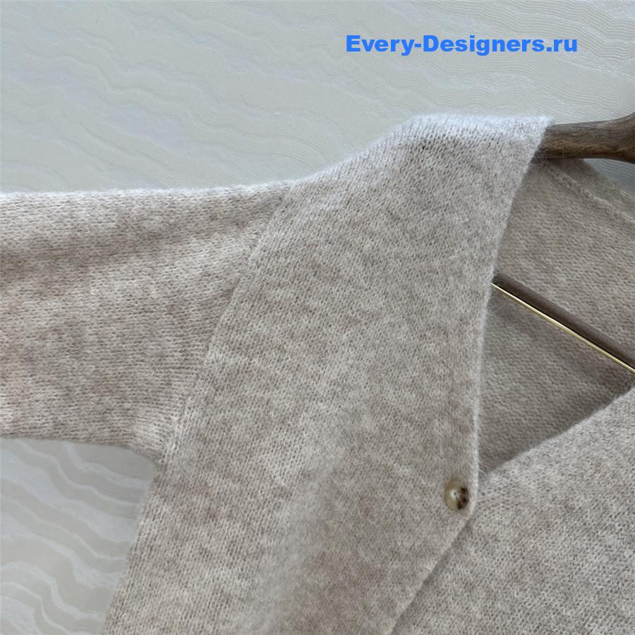 L0r0 P1ana gray cashmere cardigan jacket