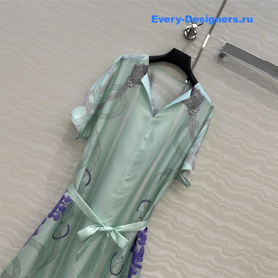 H**me5 cameo silk mini dress