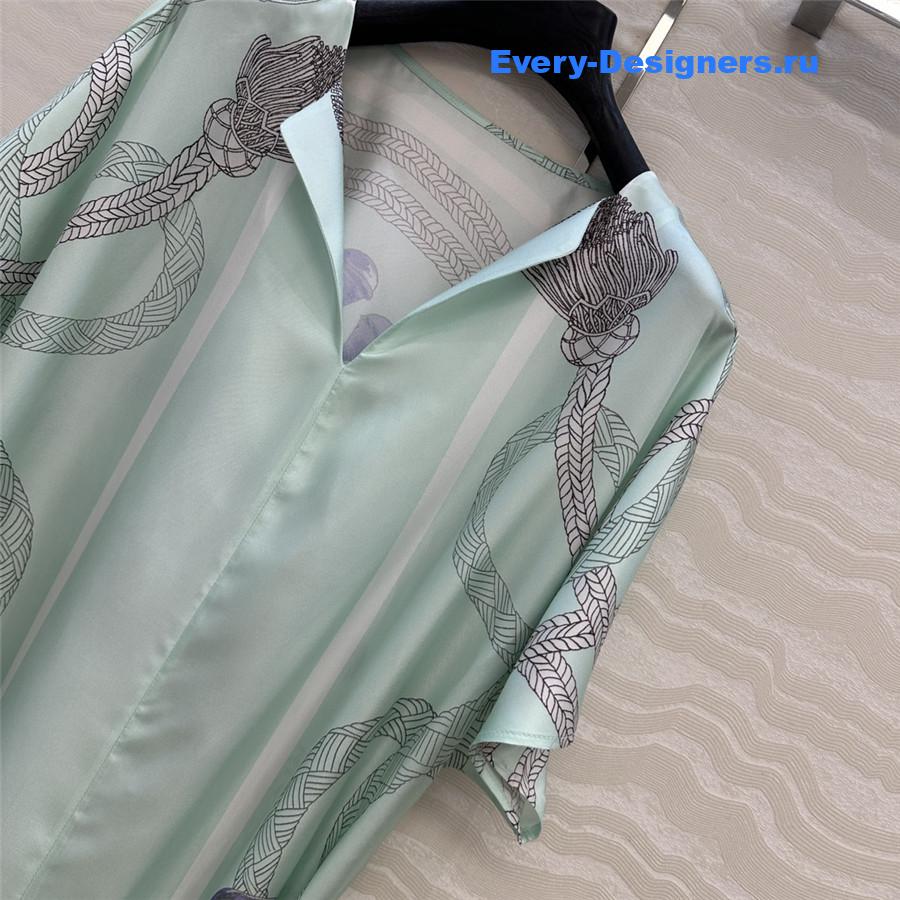 H**me5 cameo silk mini dress