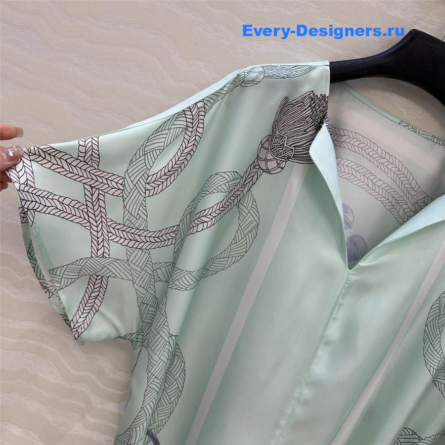 H**me5 cameo silk mini dress