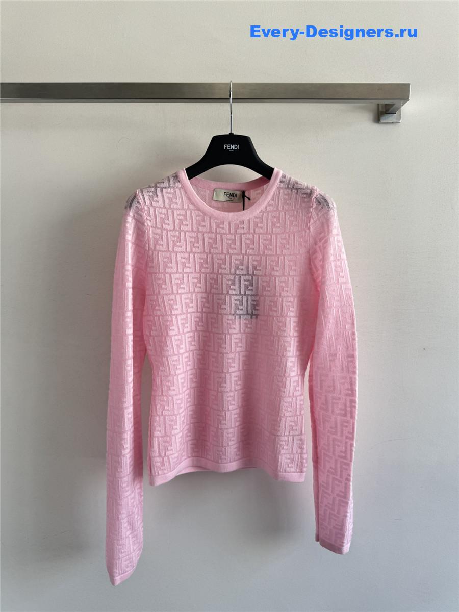 F**di ff pink sweater