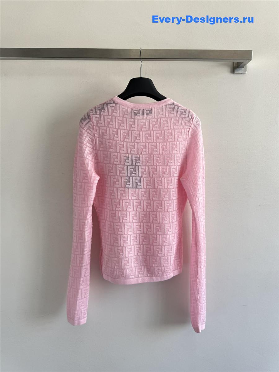 F**di ff pink sweater