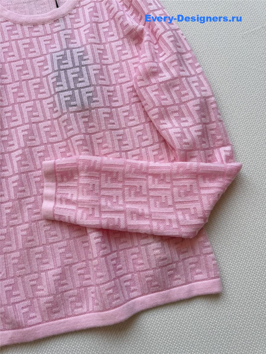 F**di ff pink sweater