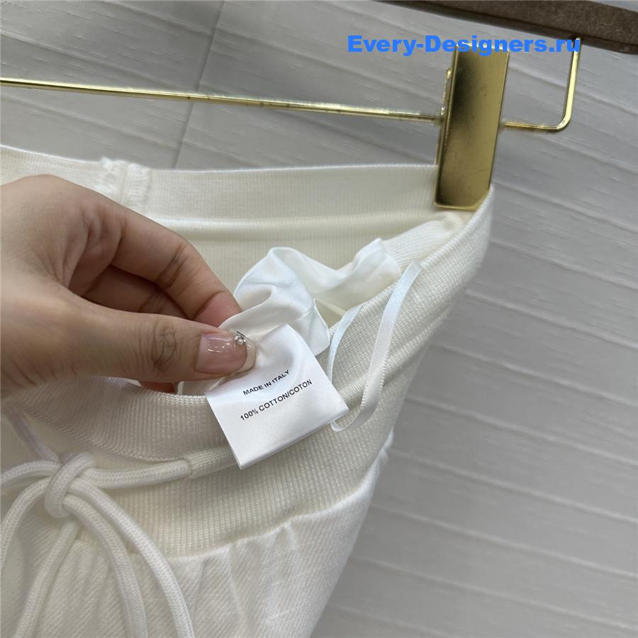 L0r0 P1ana white cotton-linen trousers