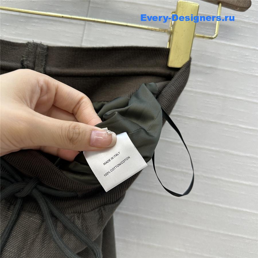 L0r0 P1ana gray cotton-linen trousers