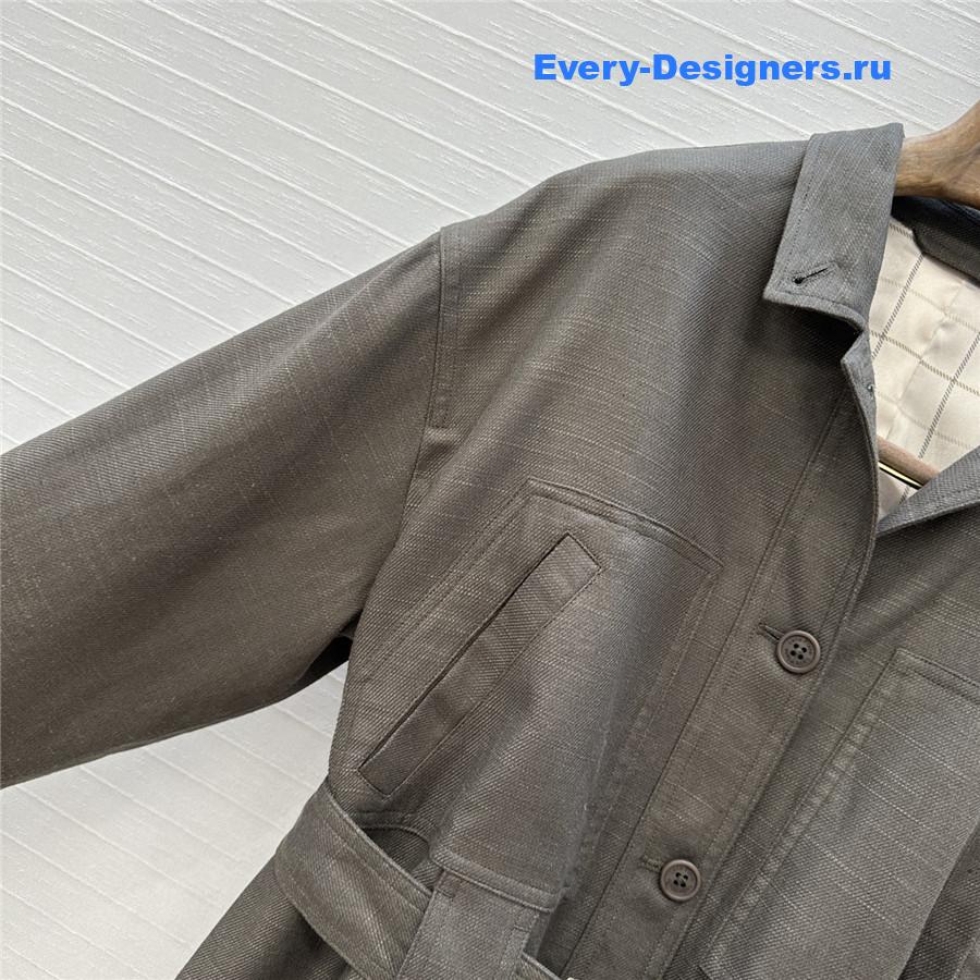 L0r0 P1ana gray linen jacket